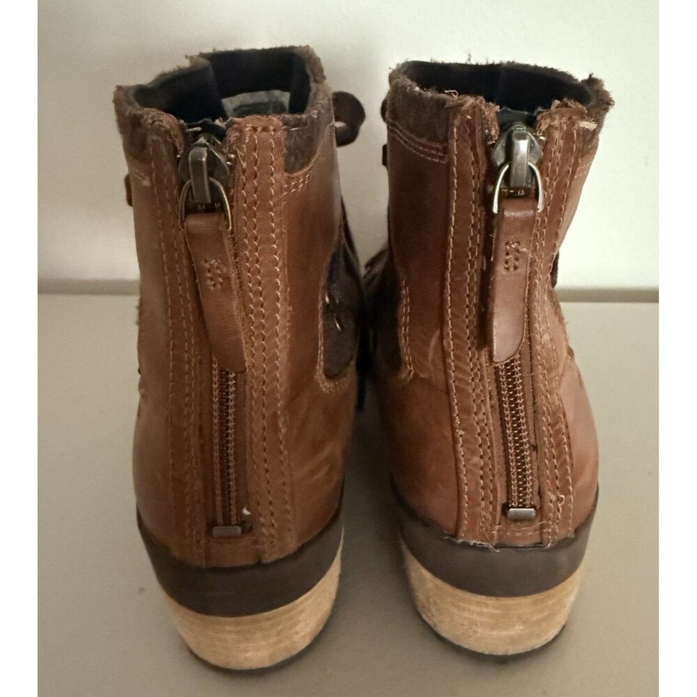 Merrell Shiloh II Ankle Boots Women Size 9.5 Brown Leather and Wool J004418 - Picture 4 of 10